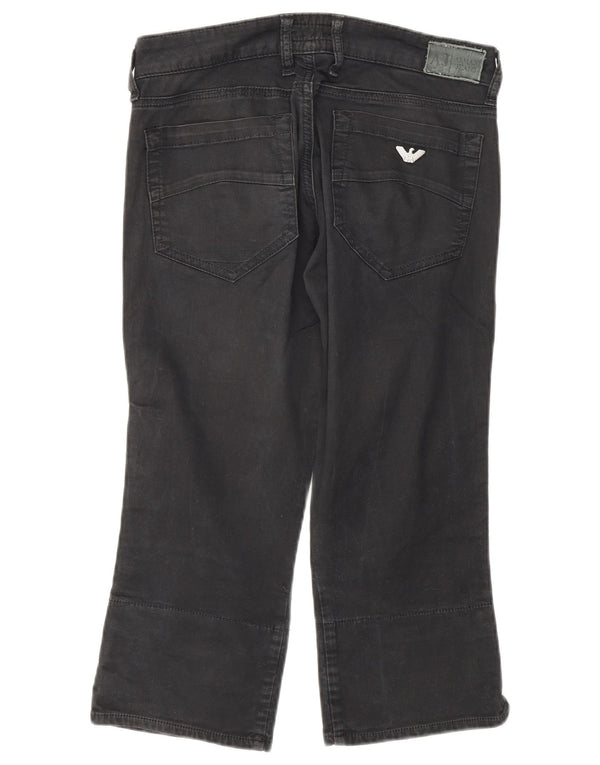 Calça Capri feminina Armani W27 L20 algodão cinza