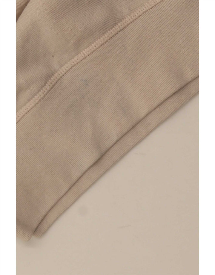 Suéter oversized feminino Levi's UK 10 pequeno algodão bege