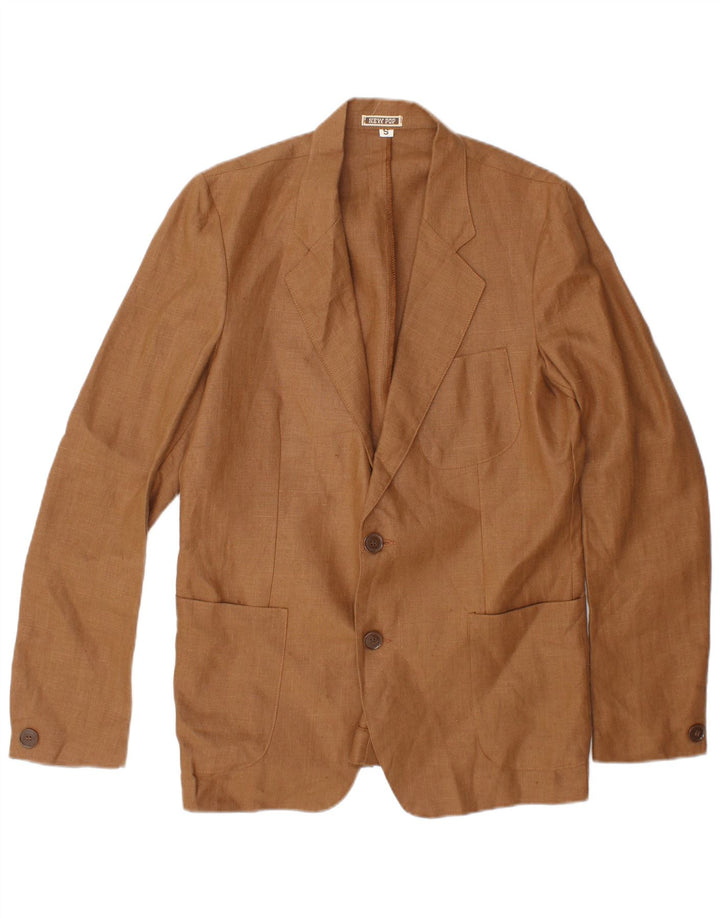 Jaqueta Blazer Masculina Vintage UK 36 Pequena Marrom