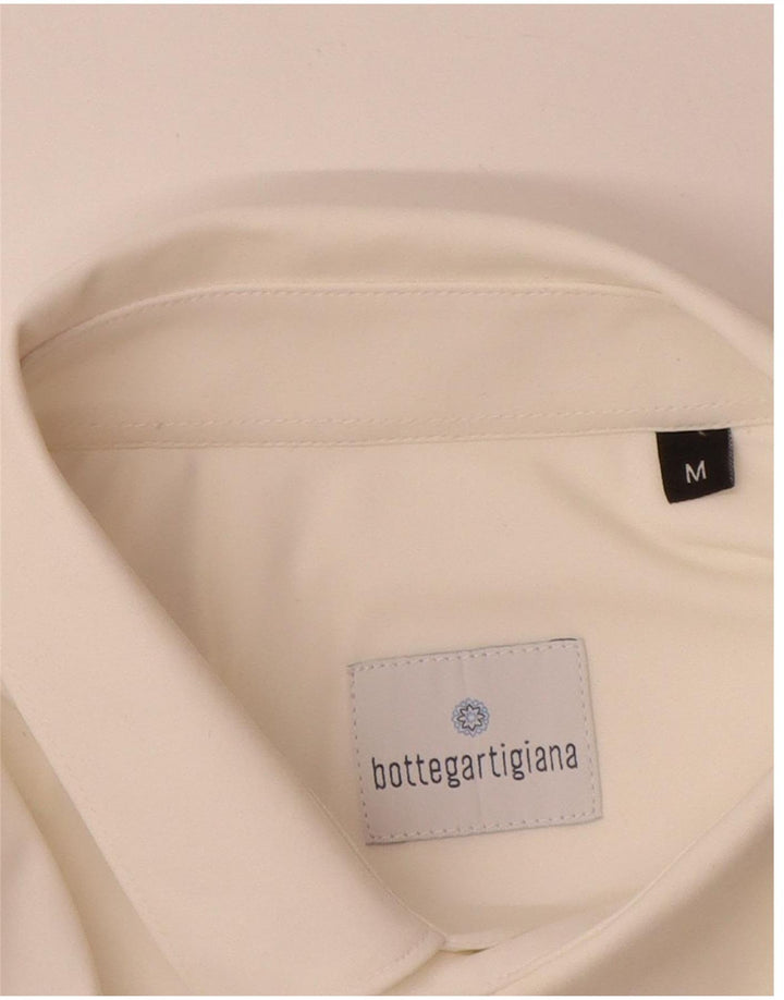 Camisa polo masculina BOTTEGA ARTIGIANA média off white nylon