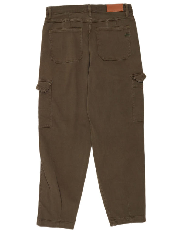 Calça cargo masculina afunilada Gas W28 L27 cáqui
