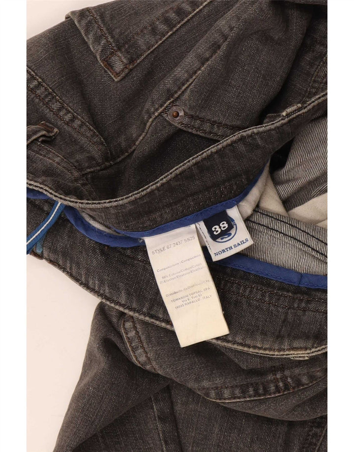 Jeans retos masculinos North Sails W38 L30 algodão cinza