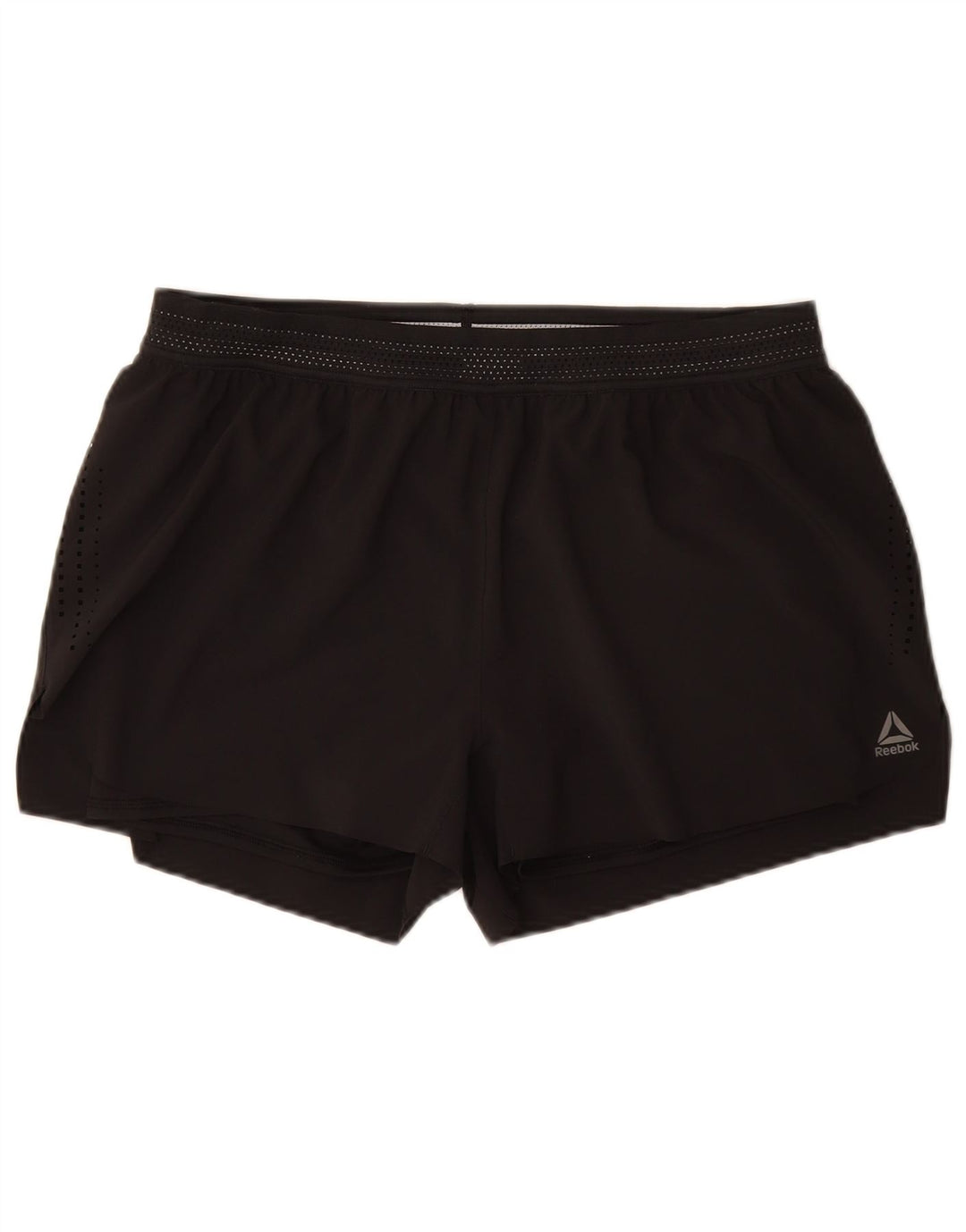 Shorts esportivos femininos REEBOK UK 20/22 XL poliéster preto