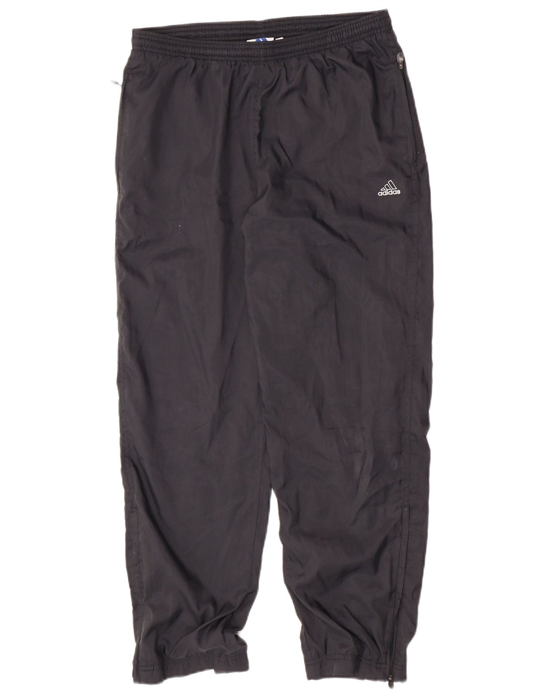 Calça de treino feminina Adidas Joggers UK 14 grande poliéster preto