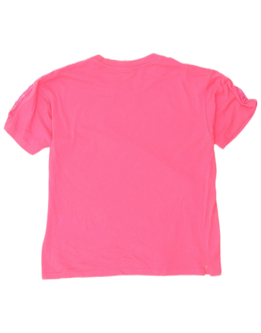 Camiseta feminina estampada Champion UK 14 rosa médio
