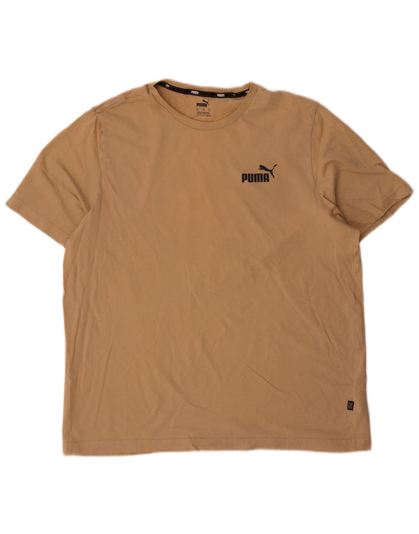 Camiseta masculina Puma Top XL algodão bege
