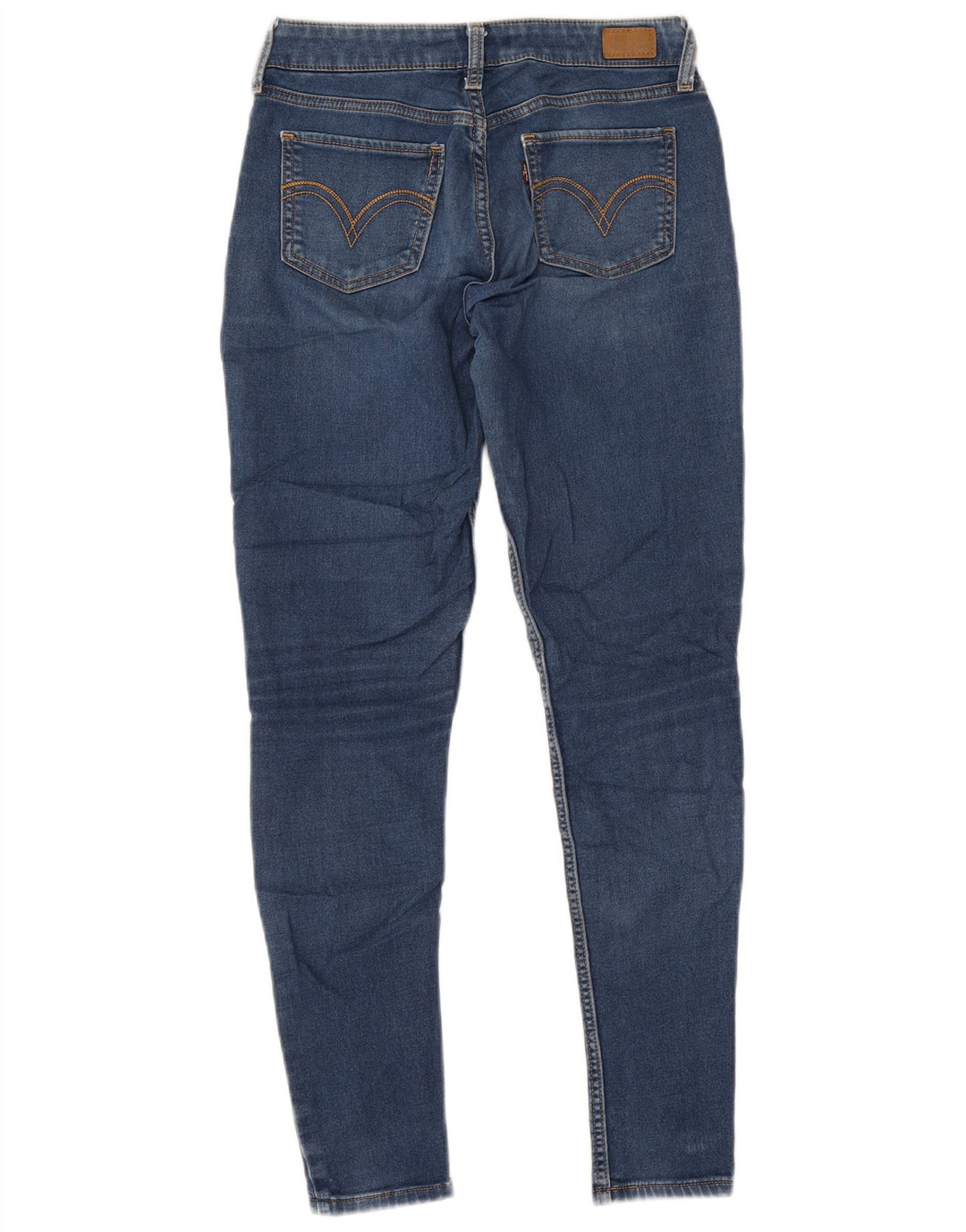 Jeans skinny feminino Levi's W27 L30 algodão azul
