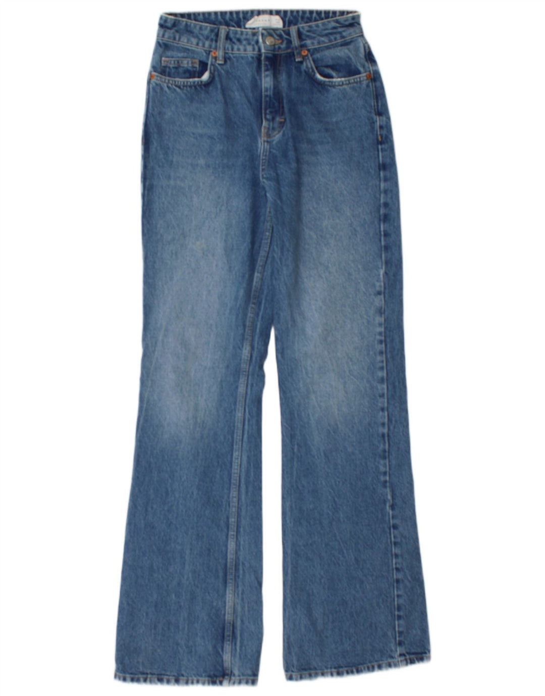 Jeans bootcut feminino TOPSHOP W26 L32 algodão azul