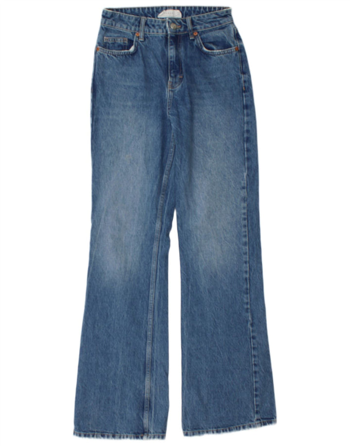 Jeans bootcut feminino TOPSHOP W26 L32 algodão azul