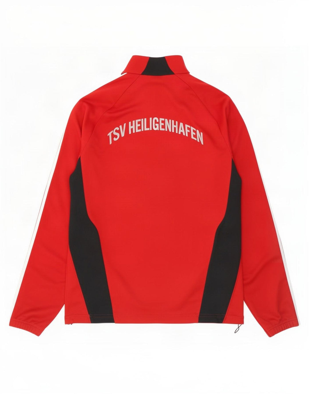 Adidas Mens Graphic Pullover Treino Top Reino Unido 44/46 Grande Bloco Colorido Vermelho
