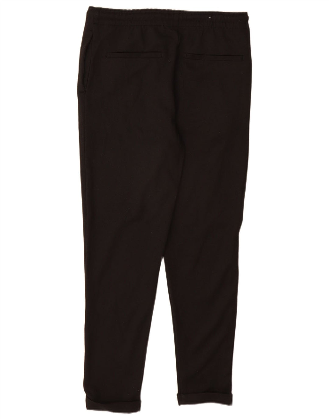 Zara Calça masculina de treino pequena preta poliéster