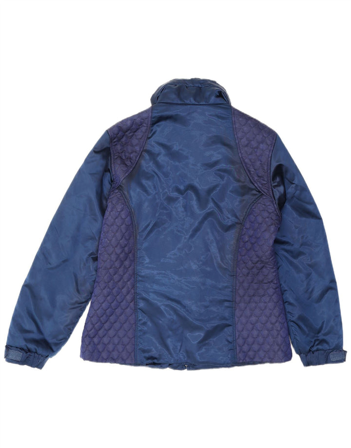 Jaqueta acolchoada feminina Belfe & Belfe UK 14 poliéster azul marinho médio