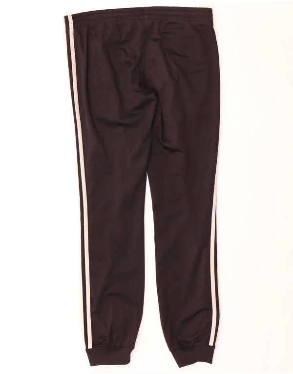 Calça de treino feminina Adidas Joggers UK 4/6 XS preto poliéster