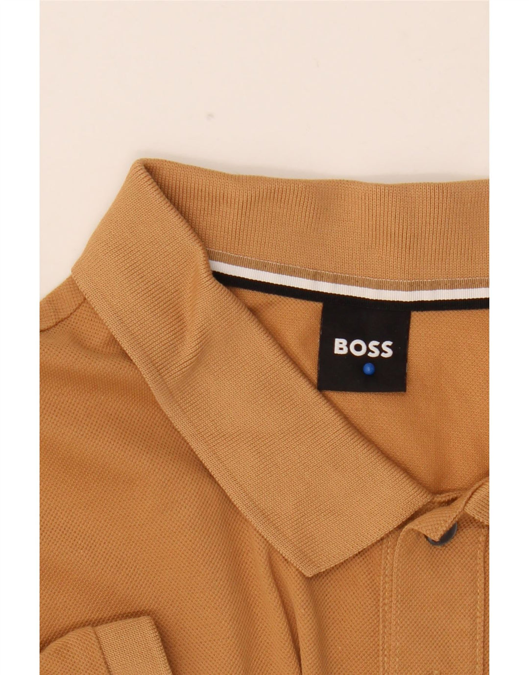 Camisa polo masculina Hugo Boss grande algodão colorblock multicolorido