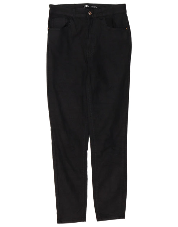 Calça feminina casual slim Zara EU 40 médio W30 L26 preta