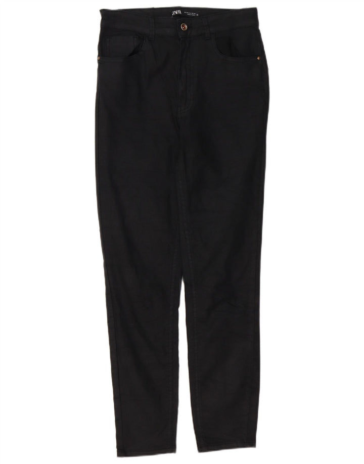 Calça feminina casual slim Zara EU 40 médio W30 L26 preta