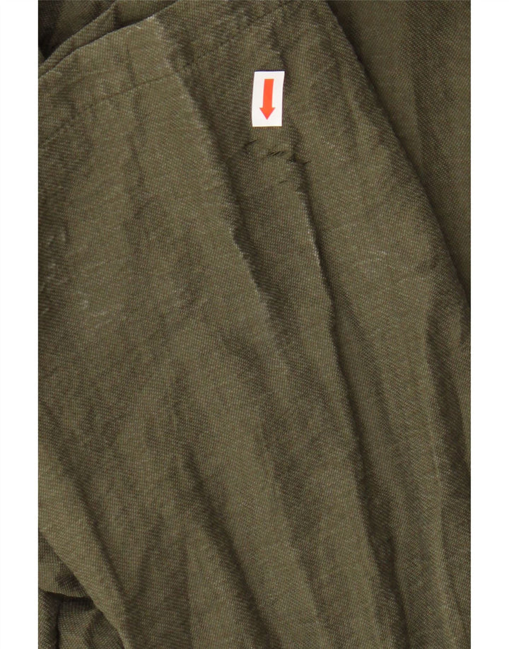 Macacão feminino ZARA UK 18 XL cáqui Lyocell