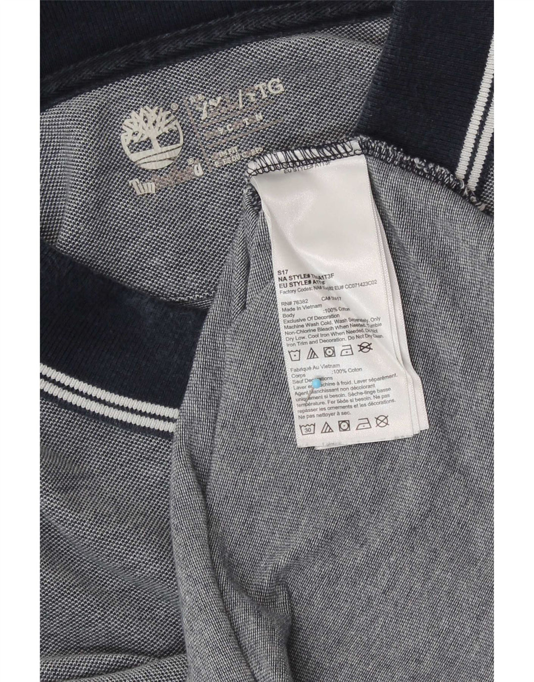 Camisa polo masculina Timberland 2XL algodão azul