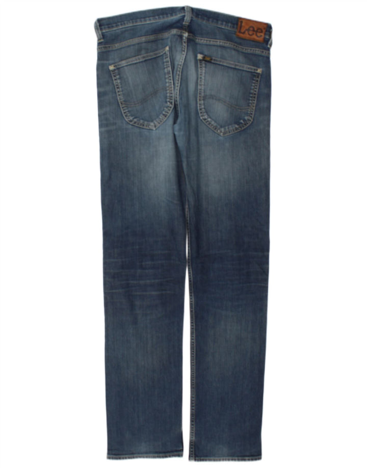 Lee Mens Powell Slim Jeans W33 L34 Azul Algodão