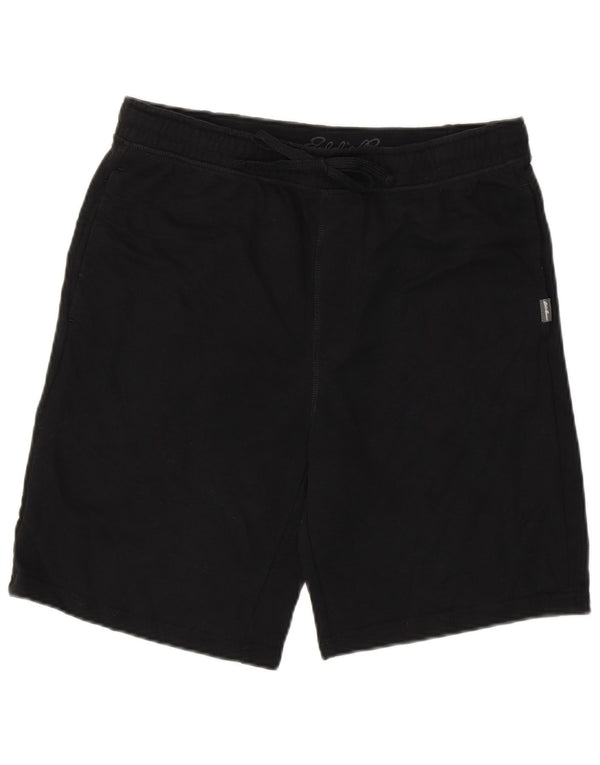 Eddie Bauer Mens Sport Shorts Médio Algodão Preto
