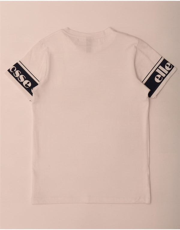 Camiseta Ellesse Boys Graphic 10-11 Anos Branco Colorblock