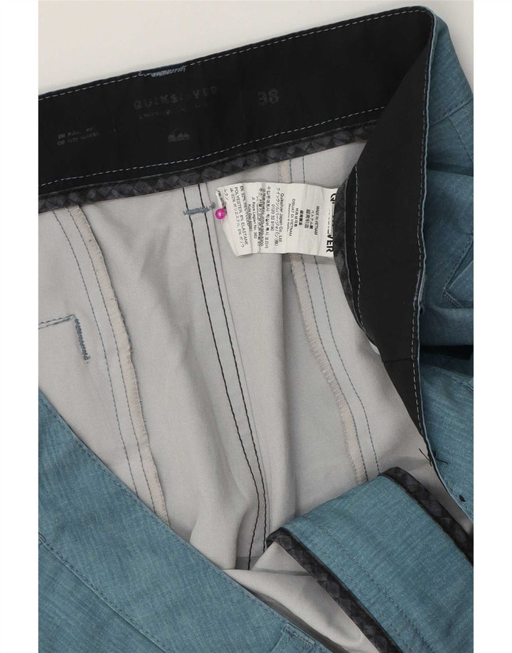 Quiksilver Mens Chino Shorts W38 XL Azul Poliéster