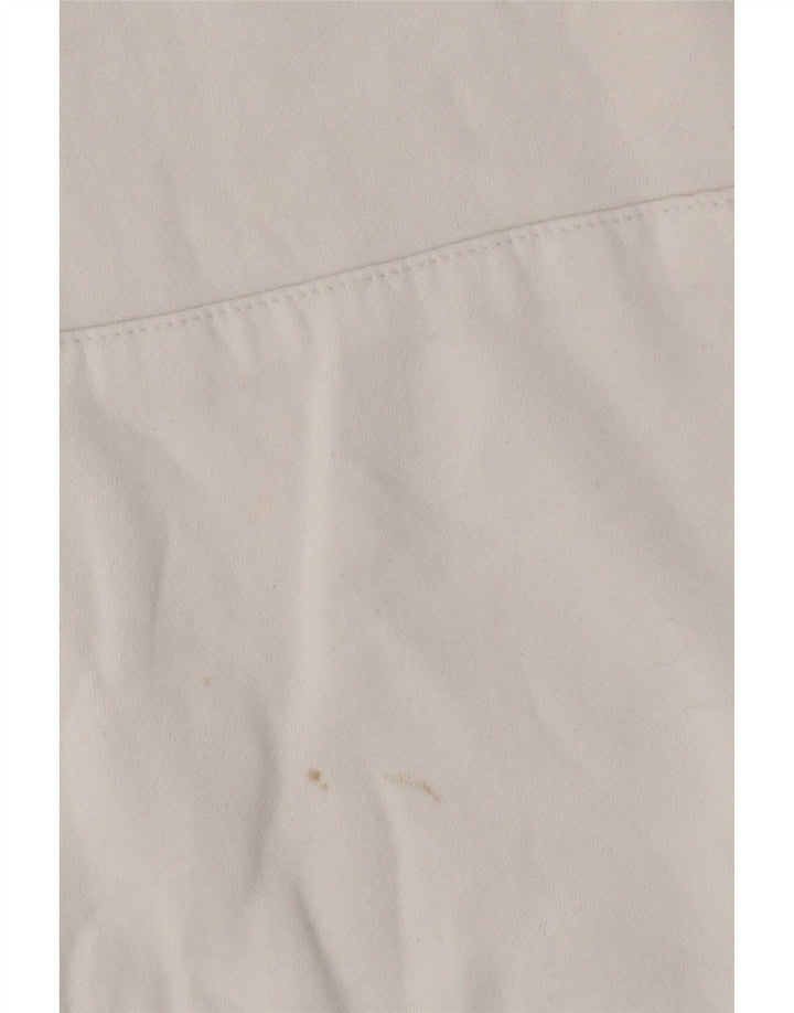 Nike masculino gráfico moletom com capuz médio algodão branco