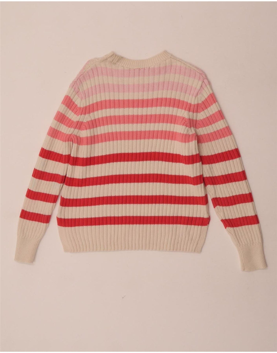 Suéter feminino Marks & Spencer com gola canoa Reino Unido 12 médio multicolorido