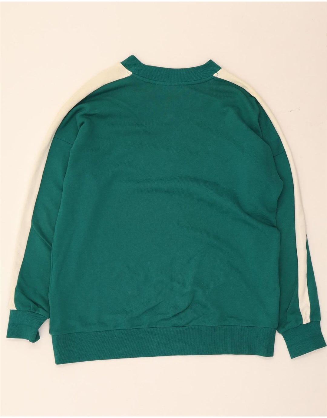 Puma moletom masculino jumper pequeno verde colorblock algodão