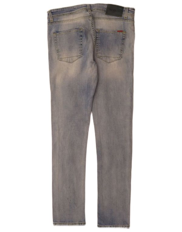 Liu Jo Mens Slim Jeans W32 L32 Azul Algodão