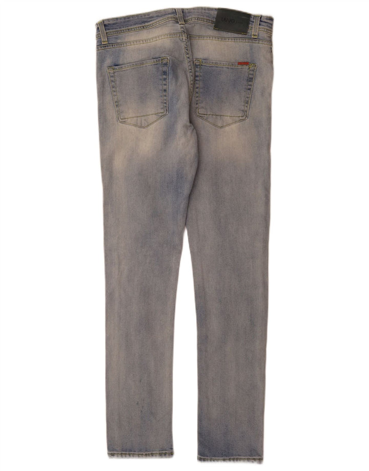 Liu Jo Mens Slim Jeans W32 L32 Azul Algodão
