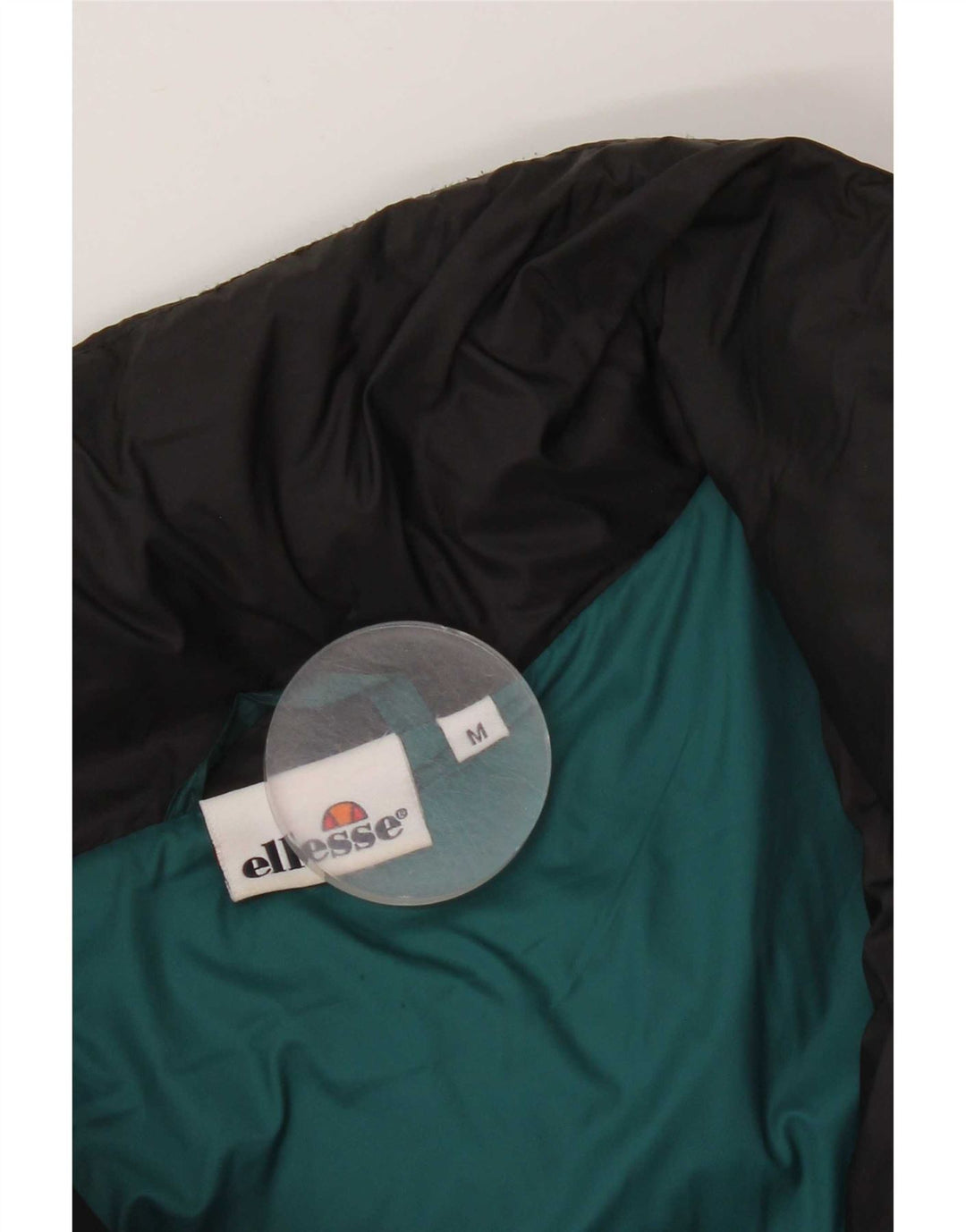 Ellesse Jaqueta masculina acolchoada UK 38 Medium Blue Colourblock Nylon