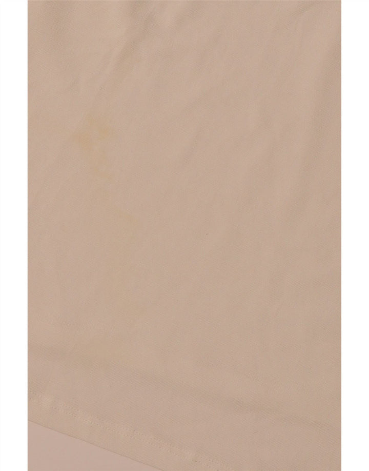 Blusa assimétrica feminina ZARA UK 16 grande poliéster branco