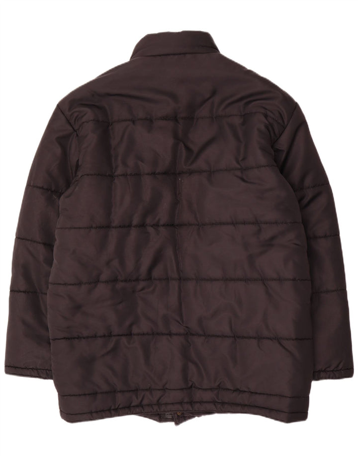 Jaqueta acolchoada masculina Levi's UK 38 poliéster preto médio