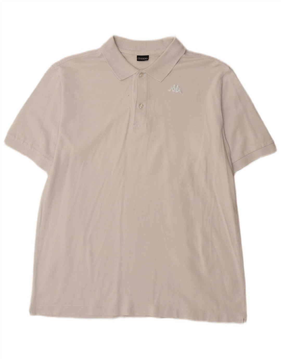 Camisa polo masculina Kappa médio algodão branco