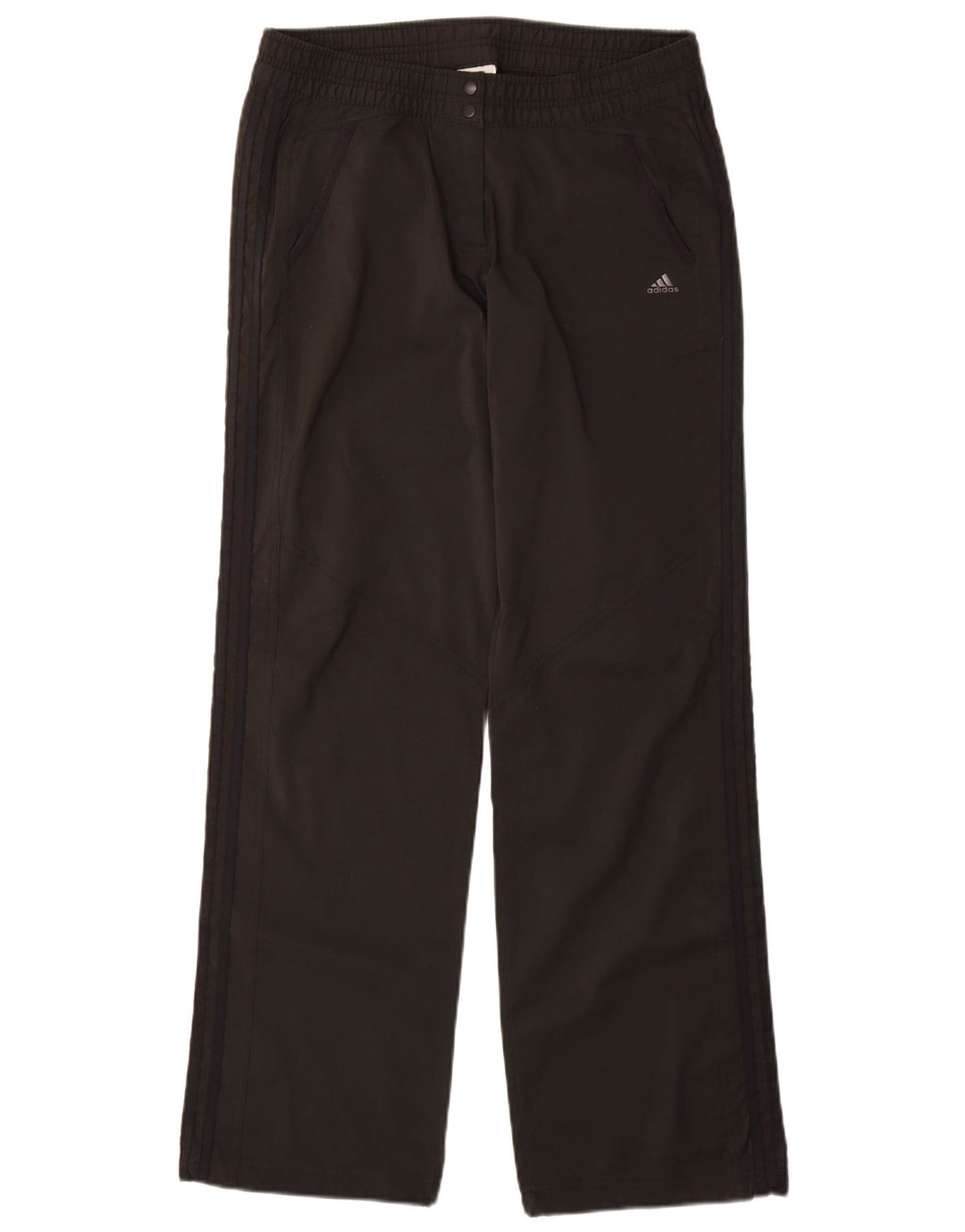 Calça Adidas Climalite Feminina UK 12 Médio Preto Poliéster