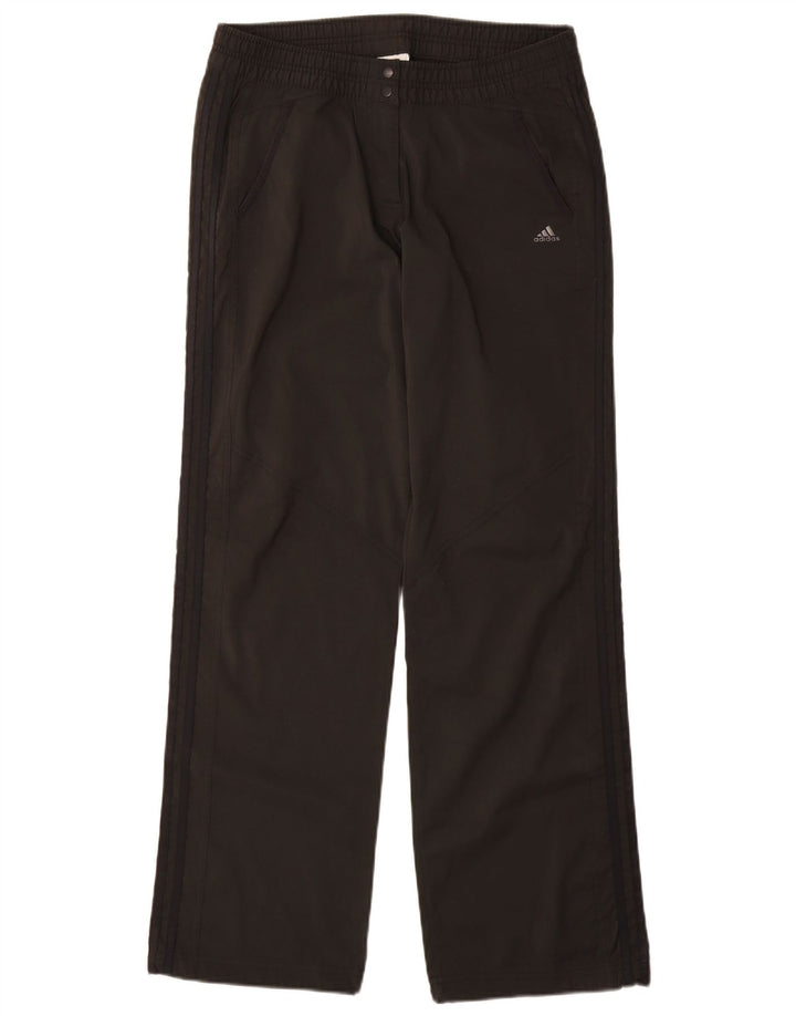 Calça Adidas Climalite Feminina UK 12 Médio Preto Poliéster