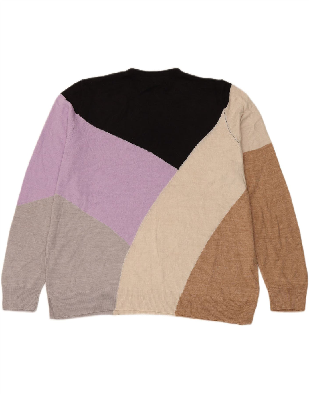 Suéter feminino Marks & Spencer com gola redonda UK 18 XL multicolorido