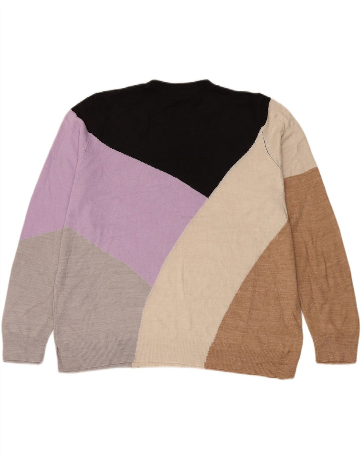 Suéter feminino Marks & Spencer com gola redonda UK 18 XL multicolorido