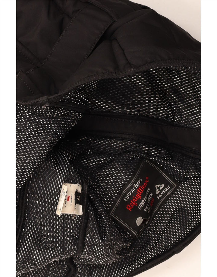 Jaqueta feminina acolchoada REFRIGIWEAR UK 10 pequena poliamida preta