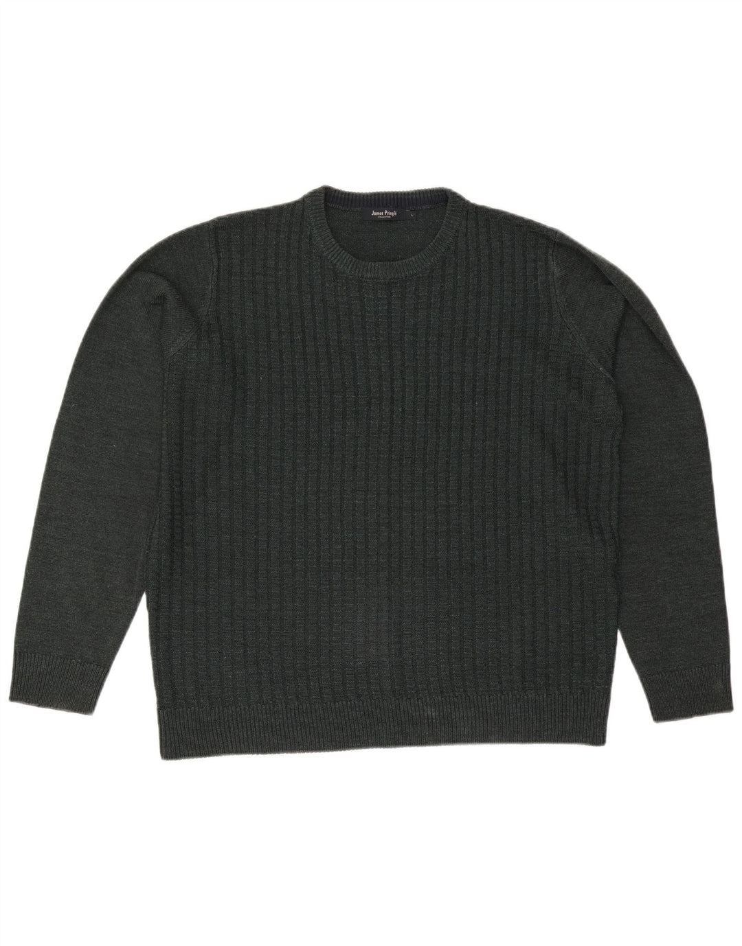 Suéter masculino JAMES PRINGLE com gola redonda, acrílico verde grande