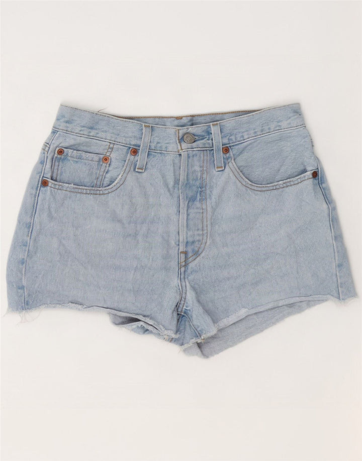 Shorts jeans feminino Levi's 501 W27 pequeno azul algodão