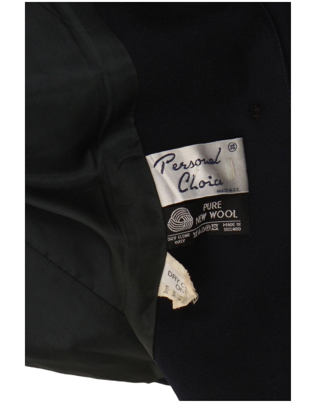 Jaqueta blazer feminina com 3 botões, escolha pessoal, UK 18 XL, azul marinho, lã