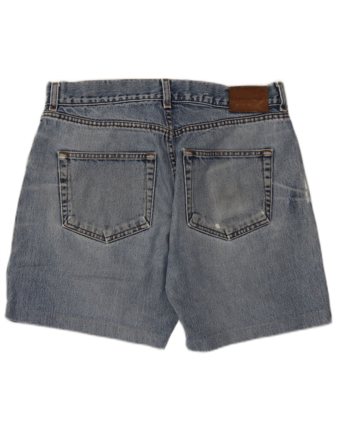 Shorts jeans masculino Calvin Klein W32 algodão azul médio