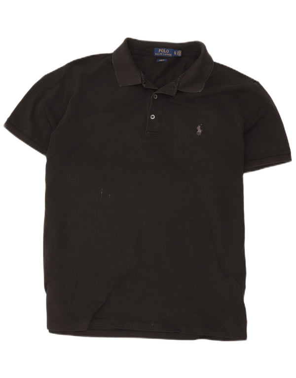 Camisa Polo Ralph Lauren Masculina Slim Fit XL Algodão Preto