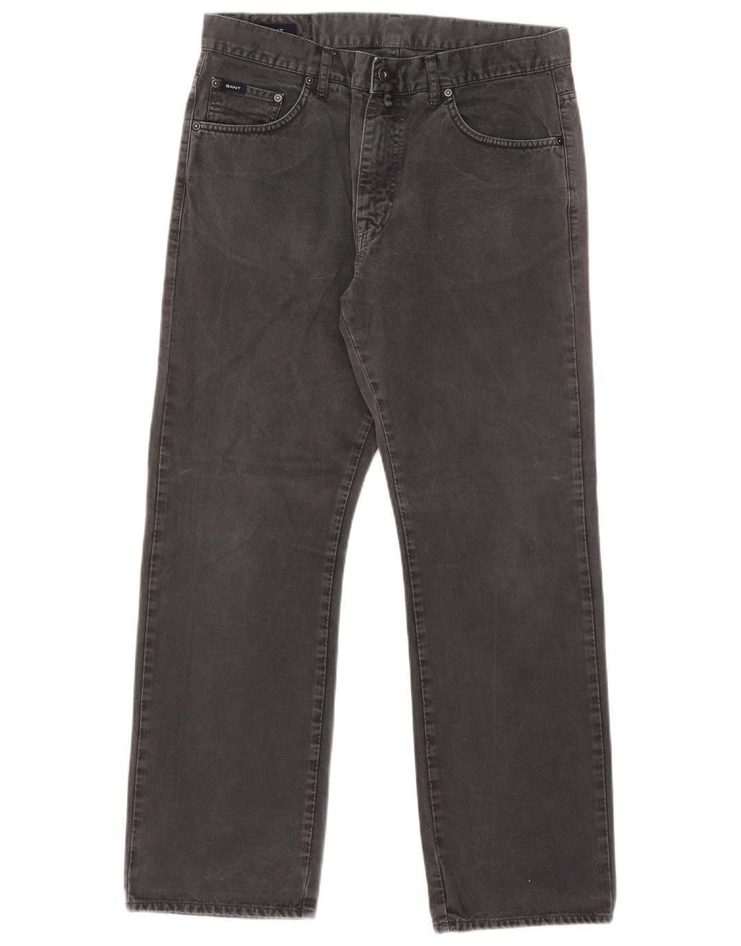 Gant feminino Jason Regular Straight Jeans W34 L30 algodão cinza