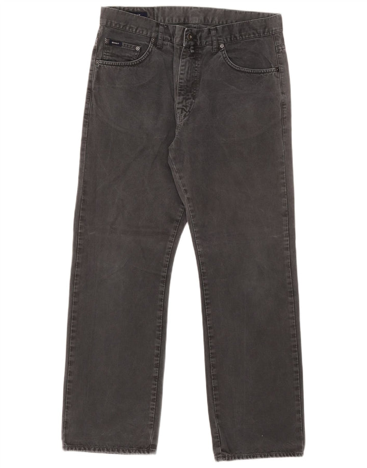 Gant feminino Jason Regular Straight Jeans W34 L30 algodão cinza