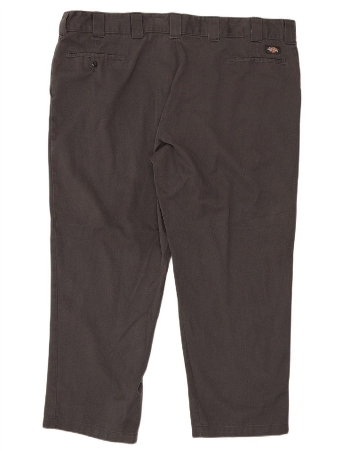 Calça chino reta masculina DICKIES W48 L27 poliéster cinza
