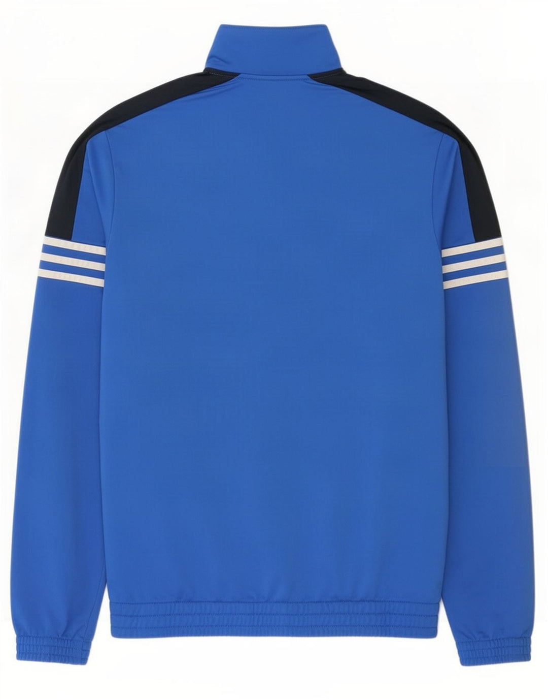 Adidas Mens Tracksuit Top Jacket UK 38/40 Médio Azul Colourblock Poliéster