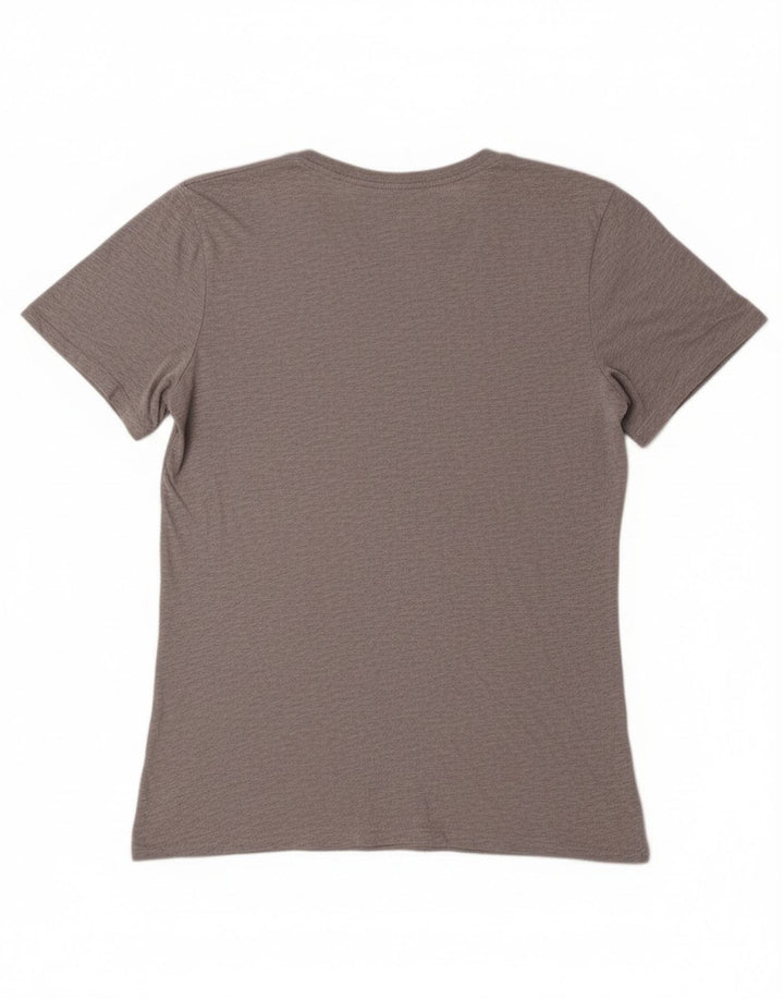 Camiseta Nike masculina gráfica Top pequeno algodão cinza